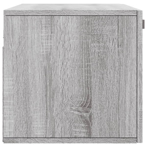 vidaXL Wandschrank Grau Sonoma 80x36,5x35 cm Holzwerkstoff