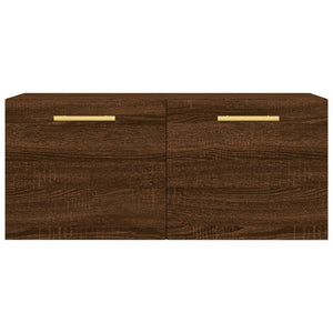 vidaXL Wandschrank Braun Eichen-Optik 80x36,5x35 cm Holzwerkstoff