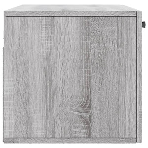 vidaXL Wandschrank Grau Sonoma 80x36,5x35 cm Holzwerkstoff