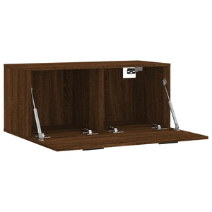 vidaXL Wandschrank Braun Eichen-Optik 80x36,5x35 cm Holzwerkstoff