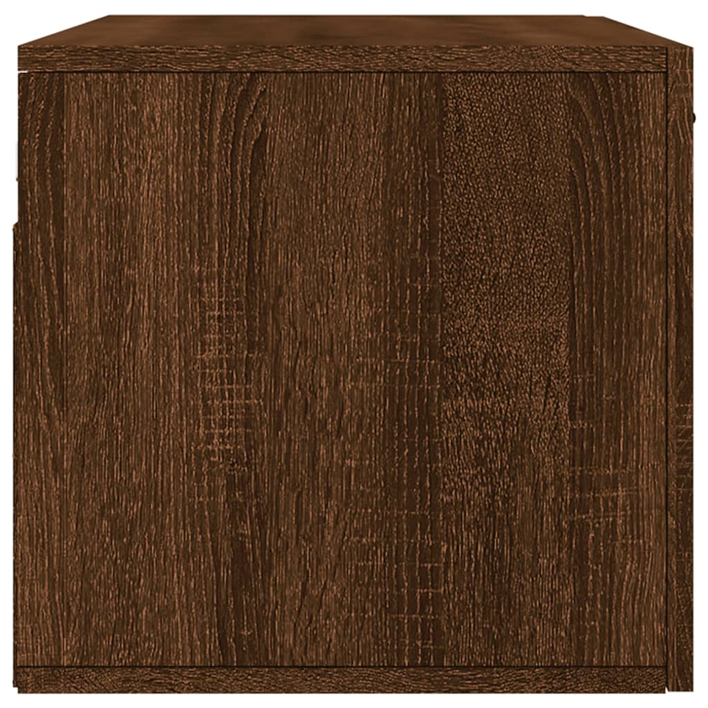 vidaXL Wandschrank Braun Eichen-Optik 80x36,5x35 cm Holzwerkstoff