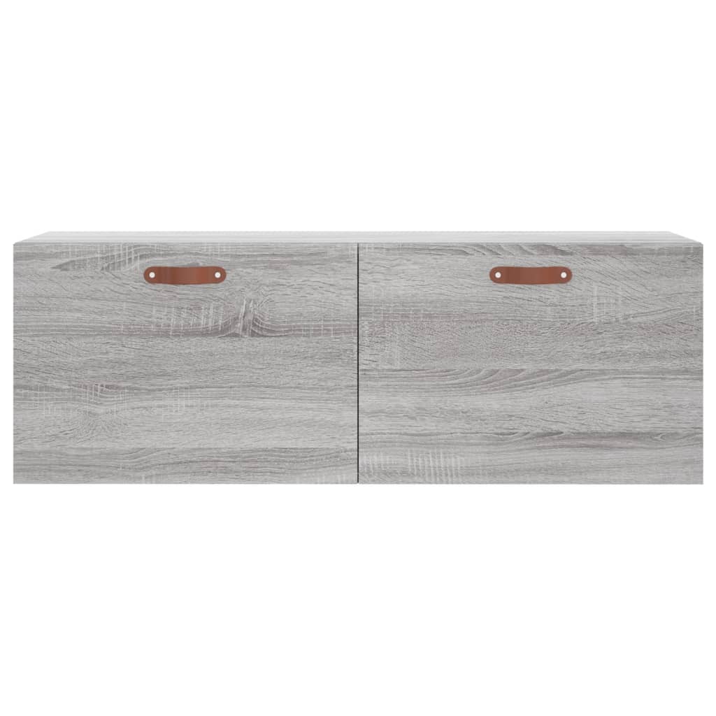 vidaXL Wandschrank Grau Sonoma 100x36,5x35 cm Holzwerkstoff