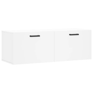 vidaXL Wandschrank Weiß 100x36,5x35 cm Holzwerkstoff