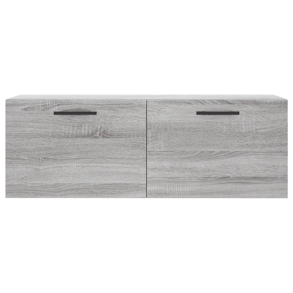 vidaXL Wandschrank Grau Sonoma 100x36,5x35 cm Holzwerkstoff