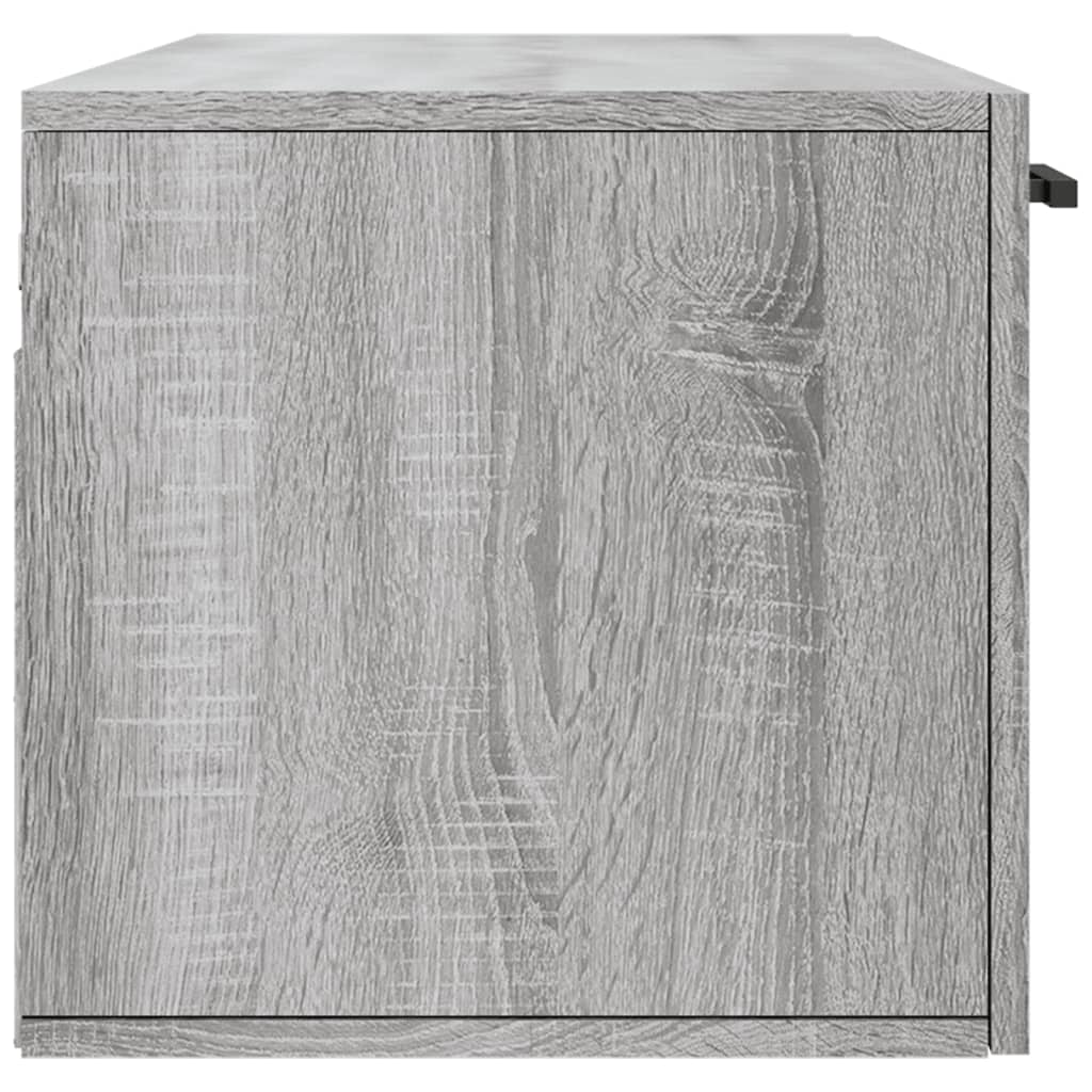 vidaXL Wandschrank Grau Sonoma 100x36,5x35 cm Holzwerkstoff