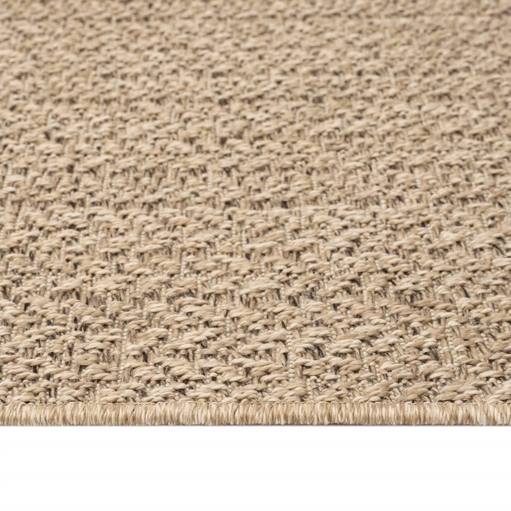 vidaXL Teppich ZIZUR 200x290 cm Jute-Optik Indoor und Outdoor