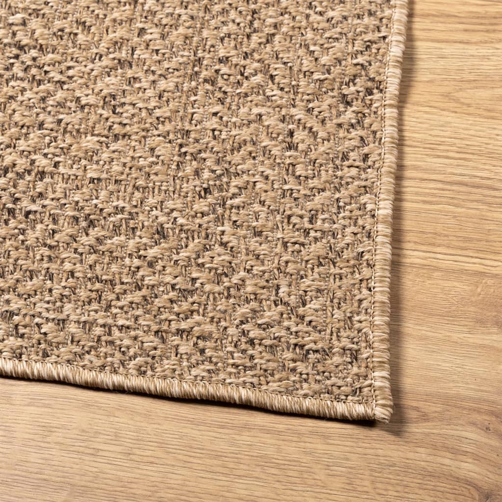 vidaXL Teppich ZIZUR 200x290 cm Jute-Optik Indoor und Outdoor