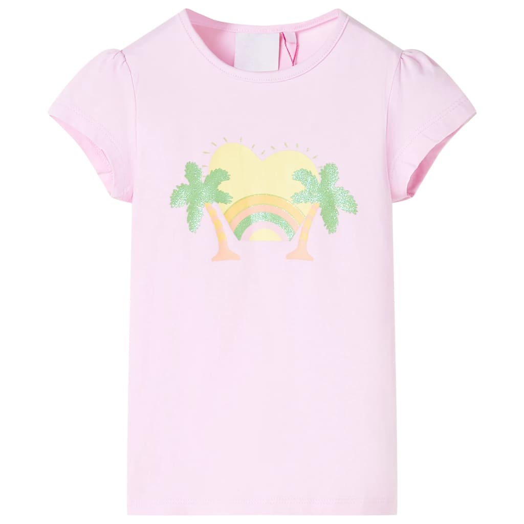 Kinder-T-Shirt Hellrosa 116