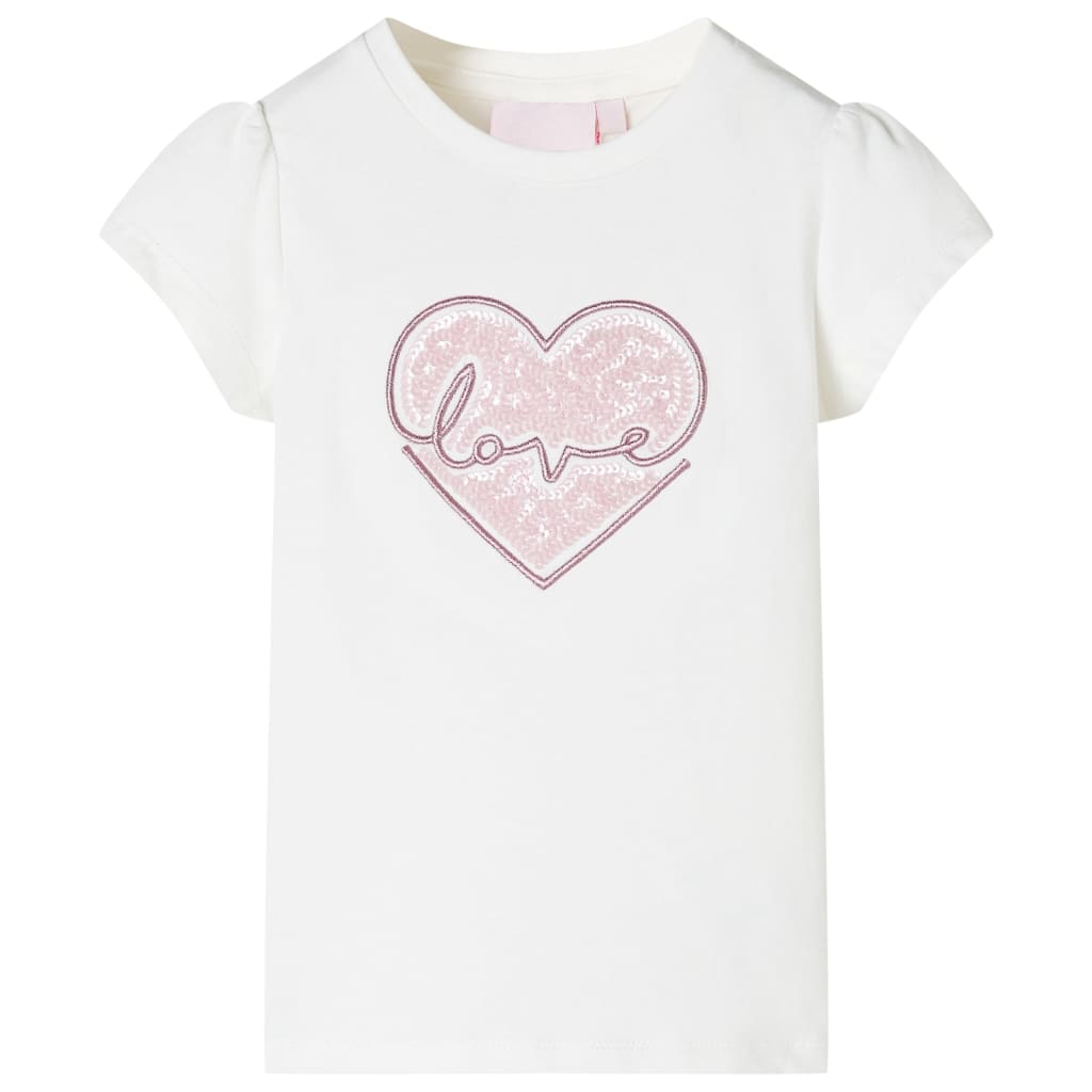 Kinder-T-Shirt Ecru 116 Stilecasa