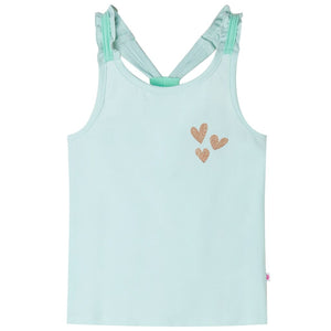 Kinder-Tanktop Helles Minzgrün 104