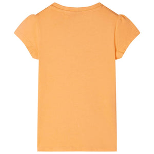 Kinder-T-Shirt Hellorange 116