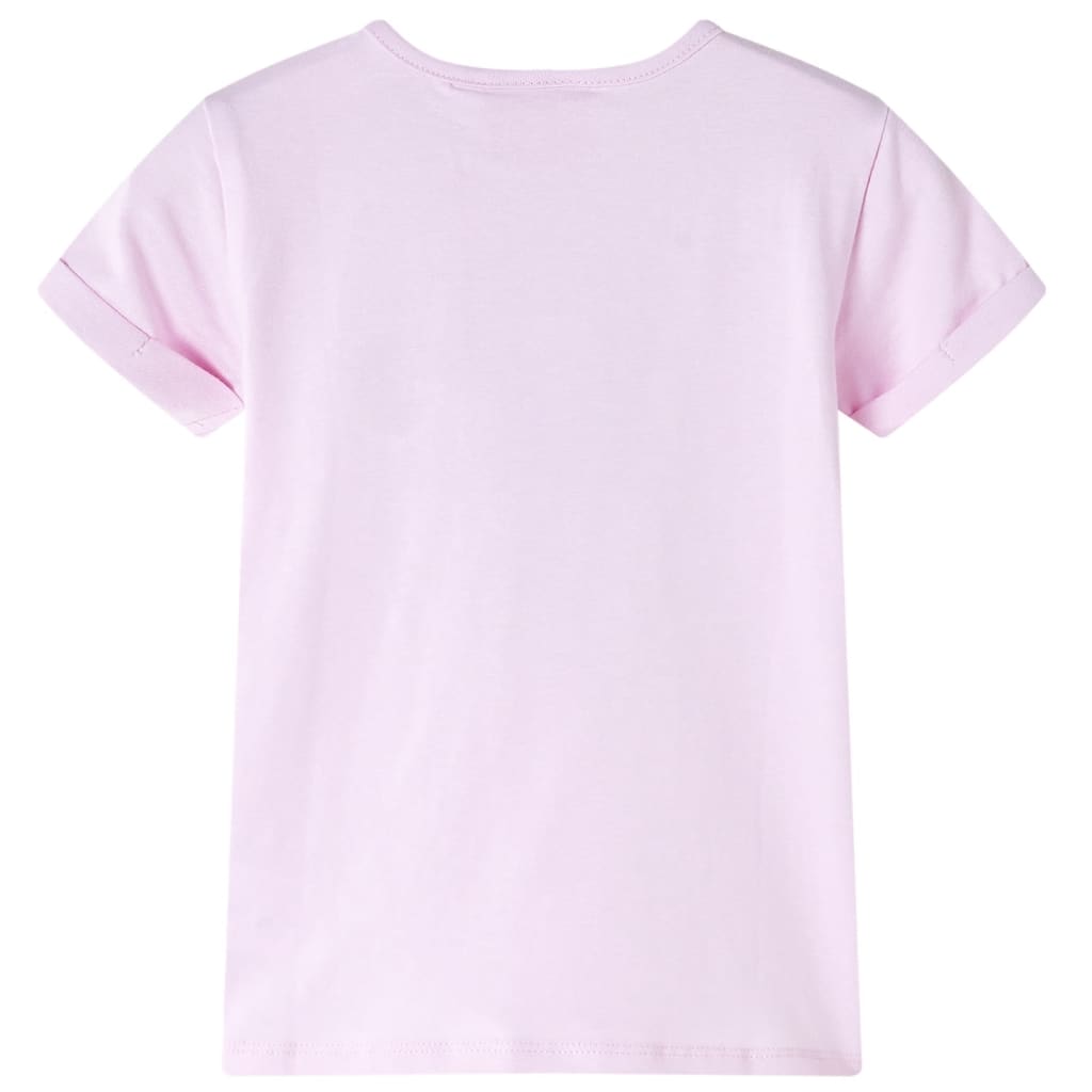 Kinder-T-Shirt Zartrosa 104