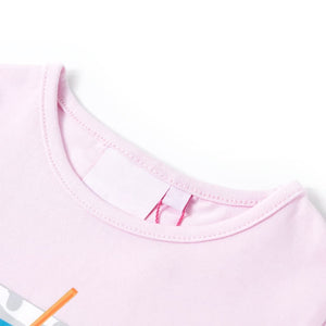 Kinder-T-Shirt Zartrosa 128