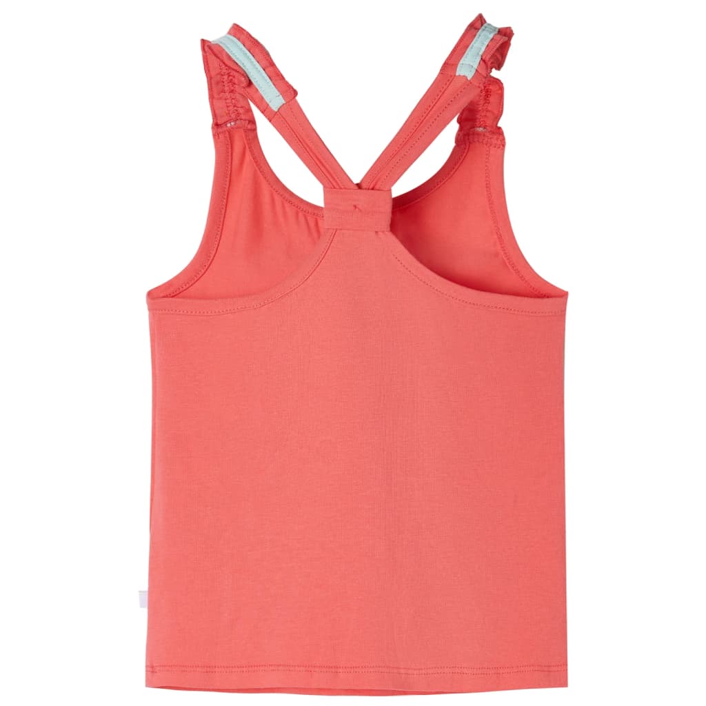 Kinder-Tanktop Korallenrosa 128