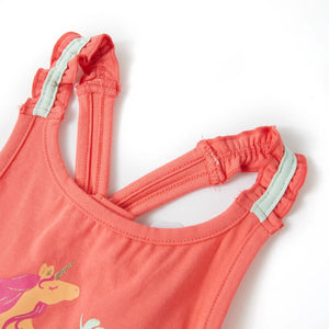 Kinder-Tanktop Korallenrosa 128