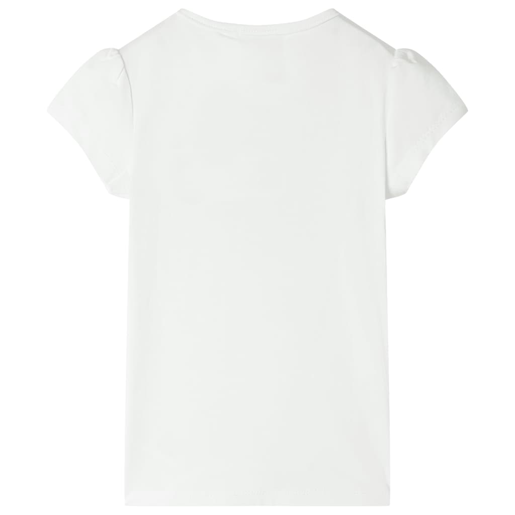 Kinder-T-Shirt Ecru 140