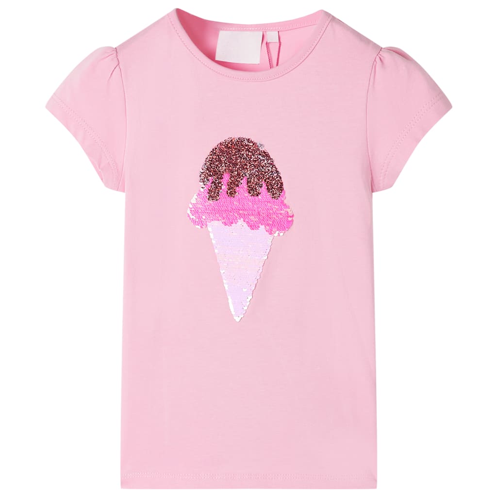 Kinder-T-Shirt Hellrosa 116