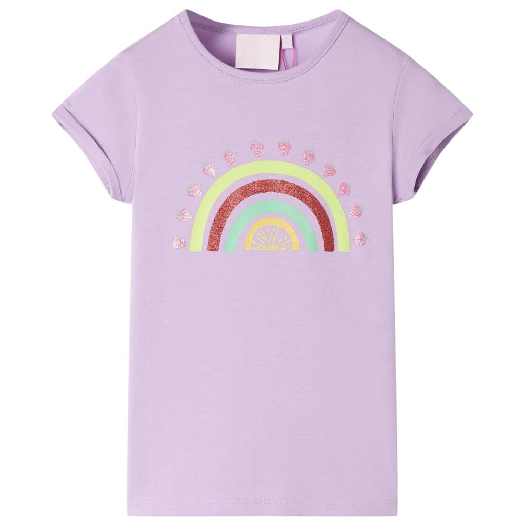 Kinder-T-Shirt Lila 128