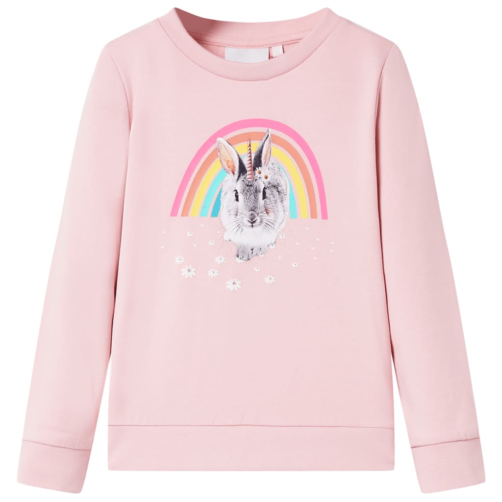 Kinder-Sweatshirt Hellrosa 128 Stilecasa