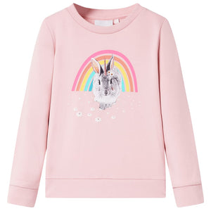 Kinder-Sweatshirt Hellrosa 128 Stilecasa