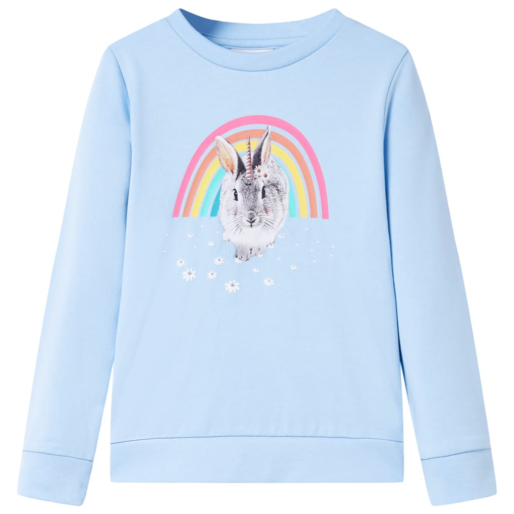 Kinder-Sweatshirt Hellblau 140