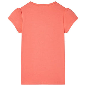 Kinder-T-Shirt Korallenrosa 104