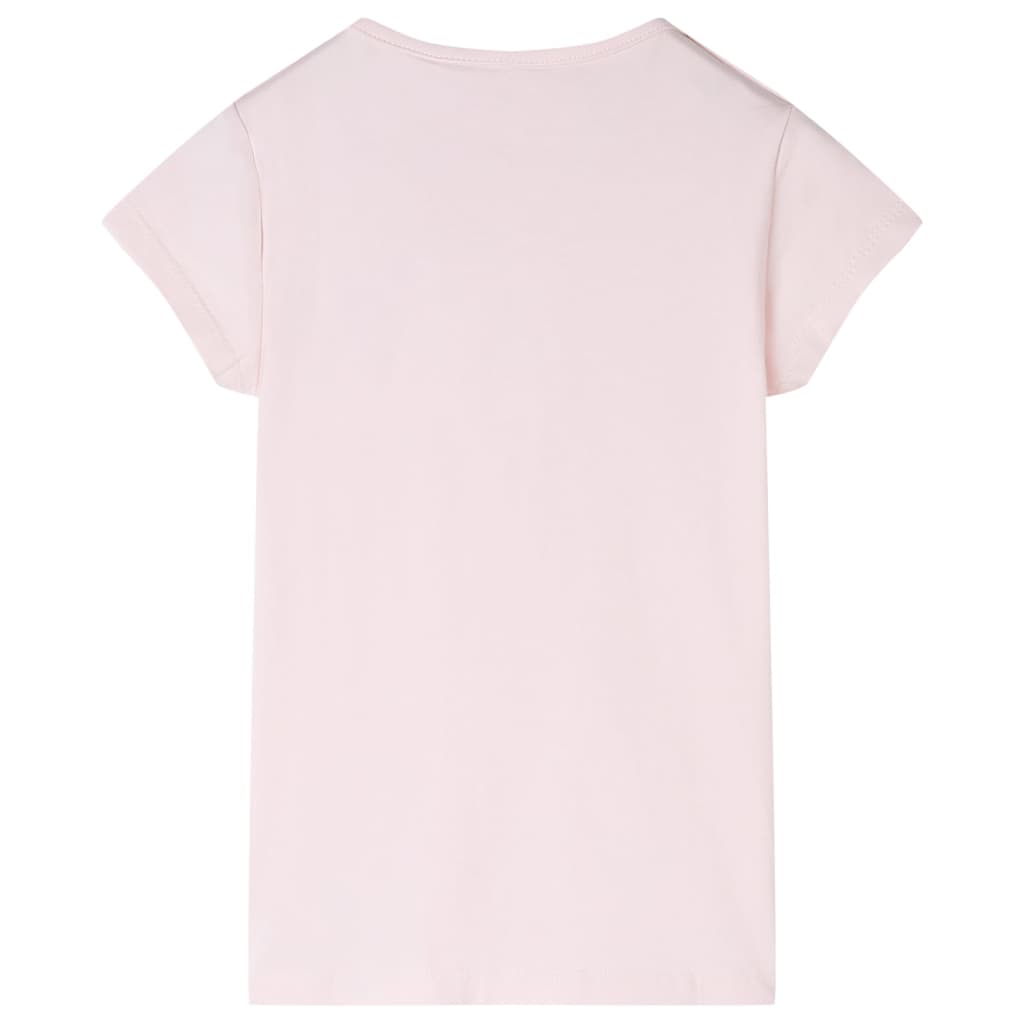 Kinder-T-Shirt Zartrosa 116