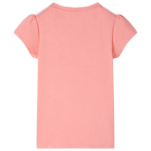 Kinder-T-Shirt Korallenrosa 116