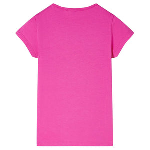 Kinder T-Shirt Dunkelrosa 104