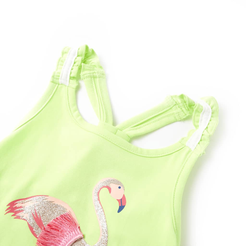 Kinder-Tanktop Neongelb 92