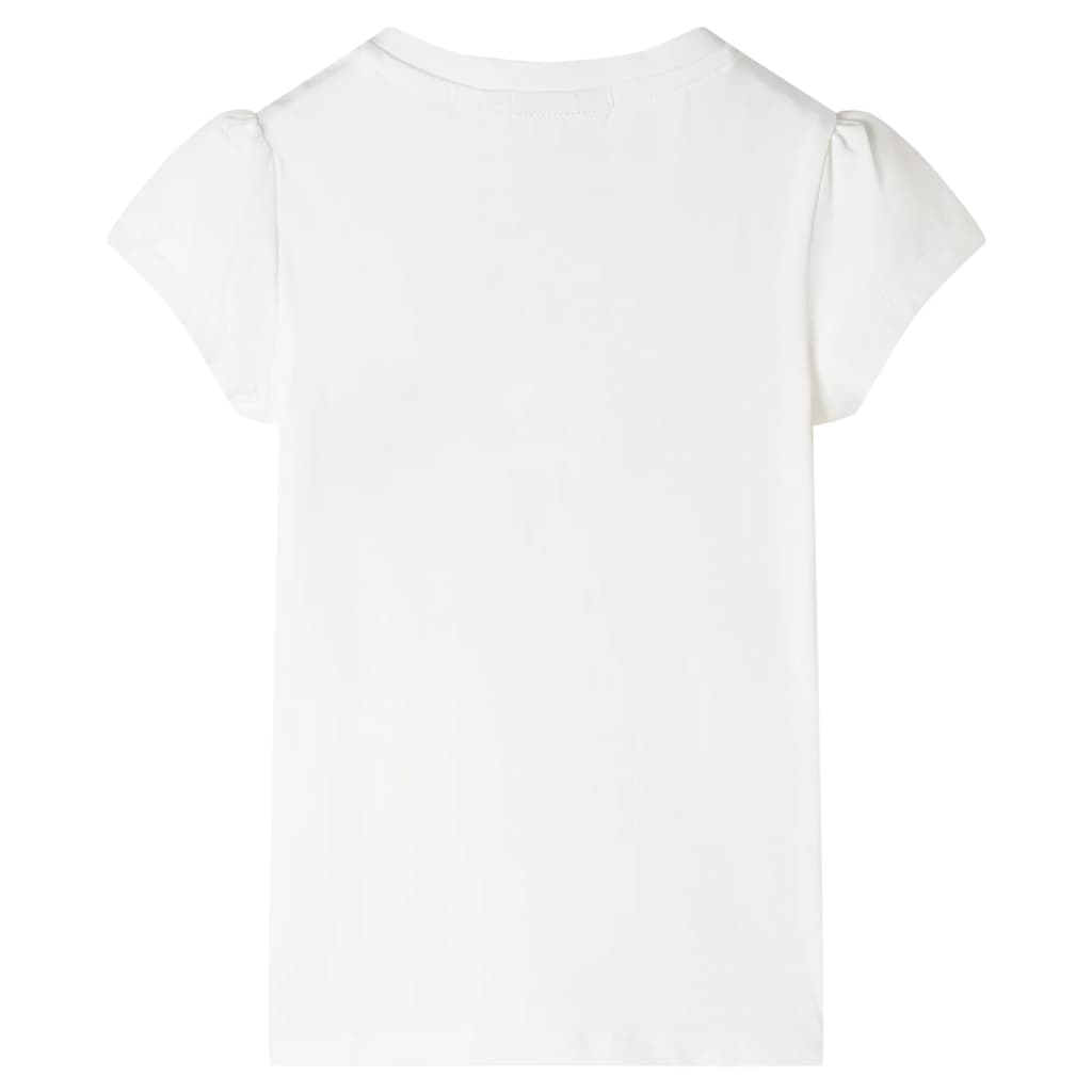 Kinder-T-Shirt Ecru 140