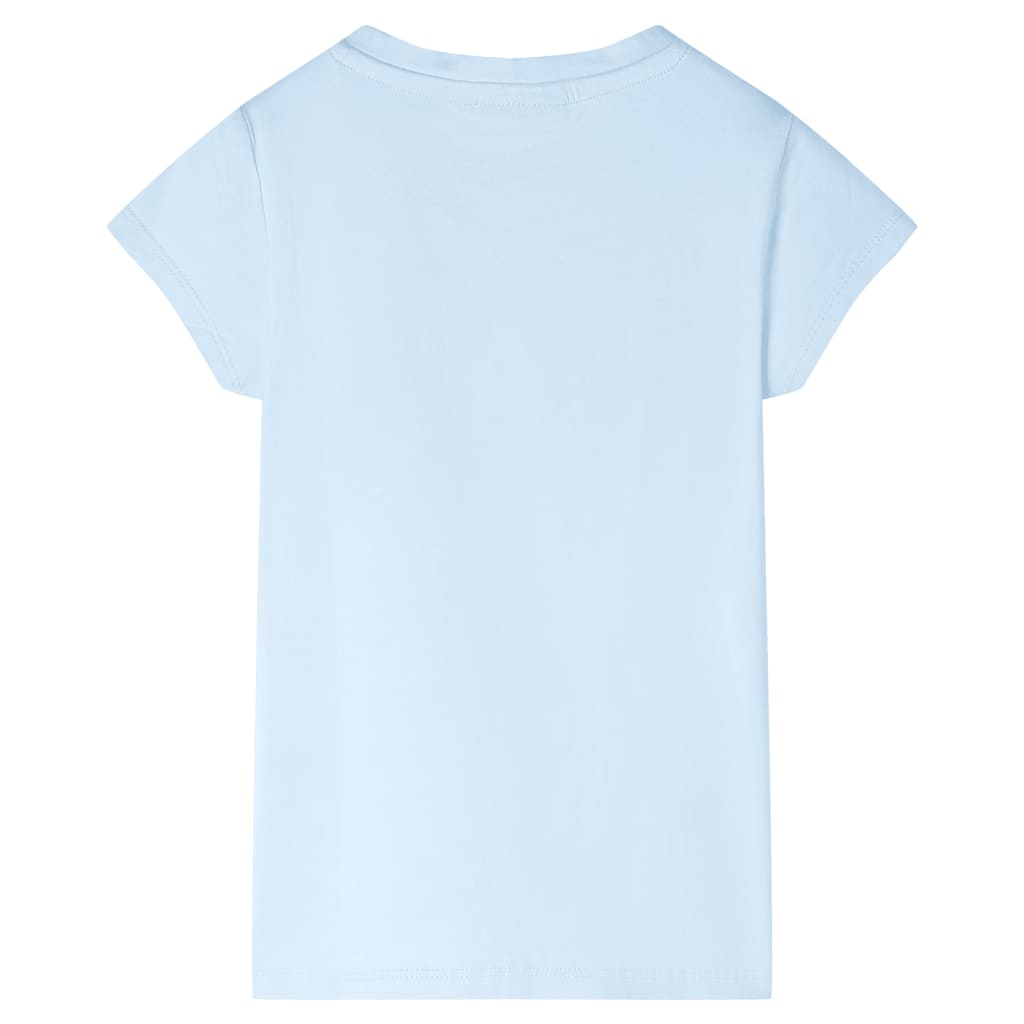 Kinder-T-Shirt Hellblau 116