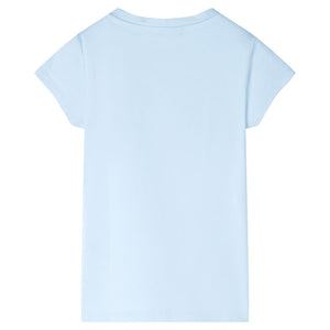 Kinder-T-Shirt Hellblau 116