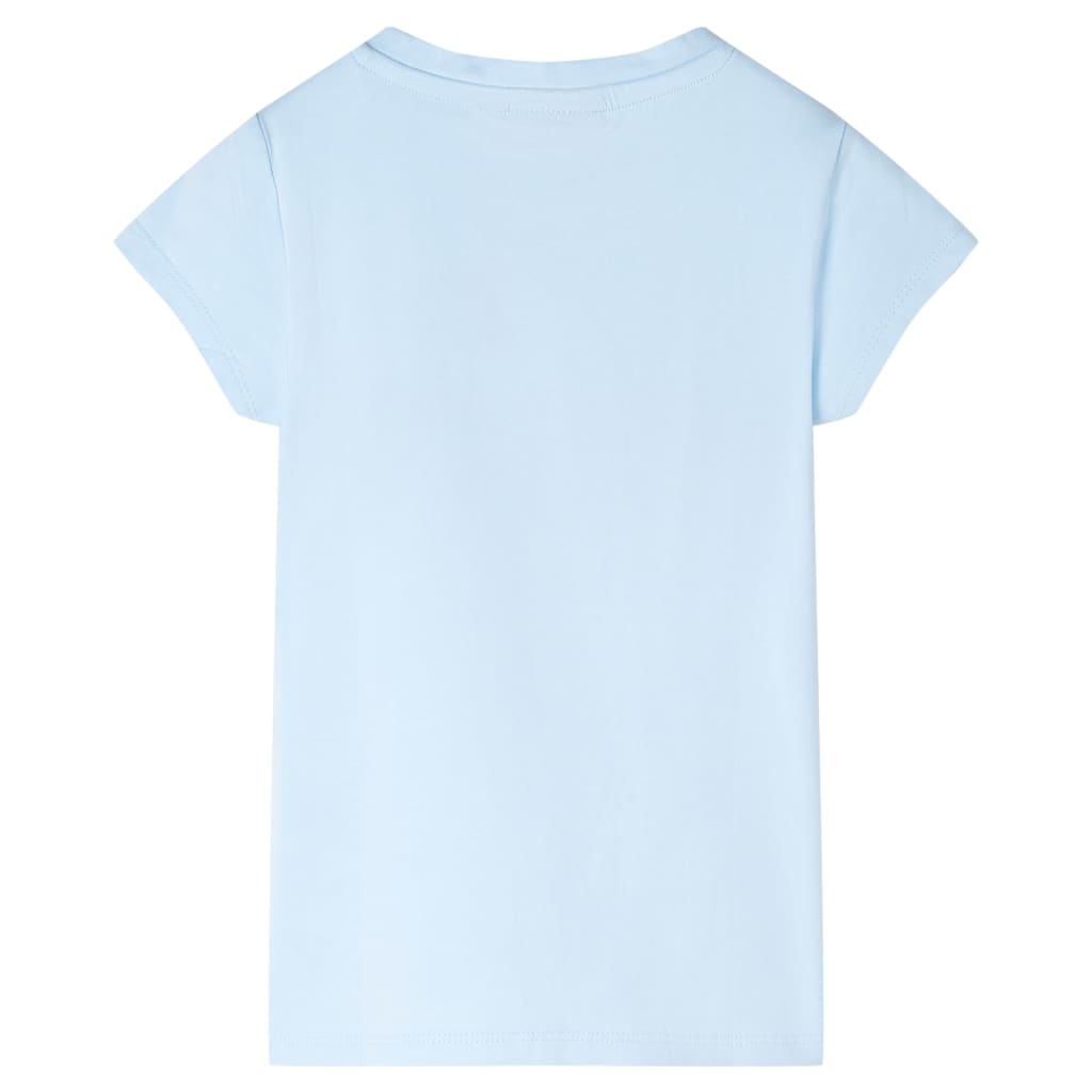 Kinder-T-Shirt Hellblau 140