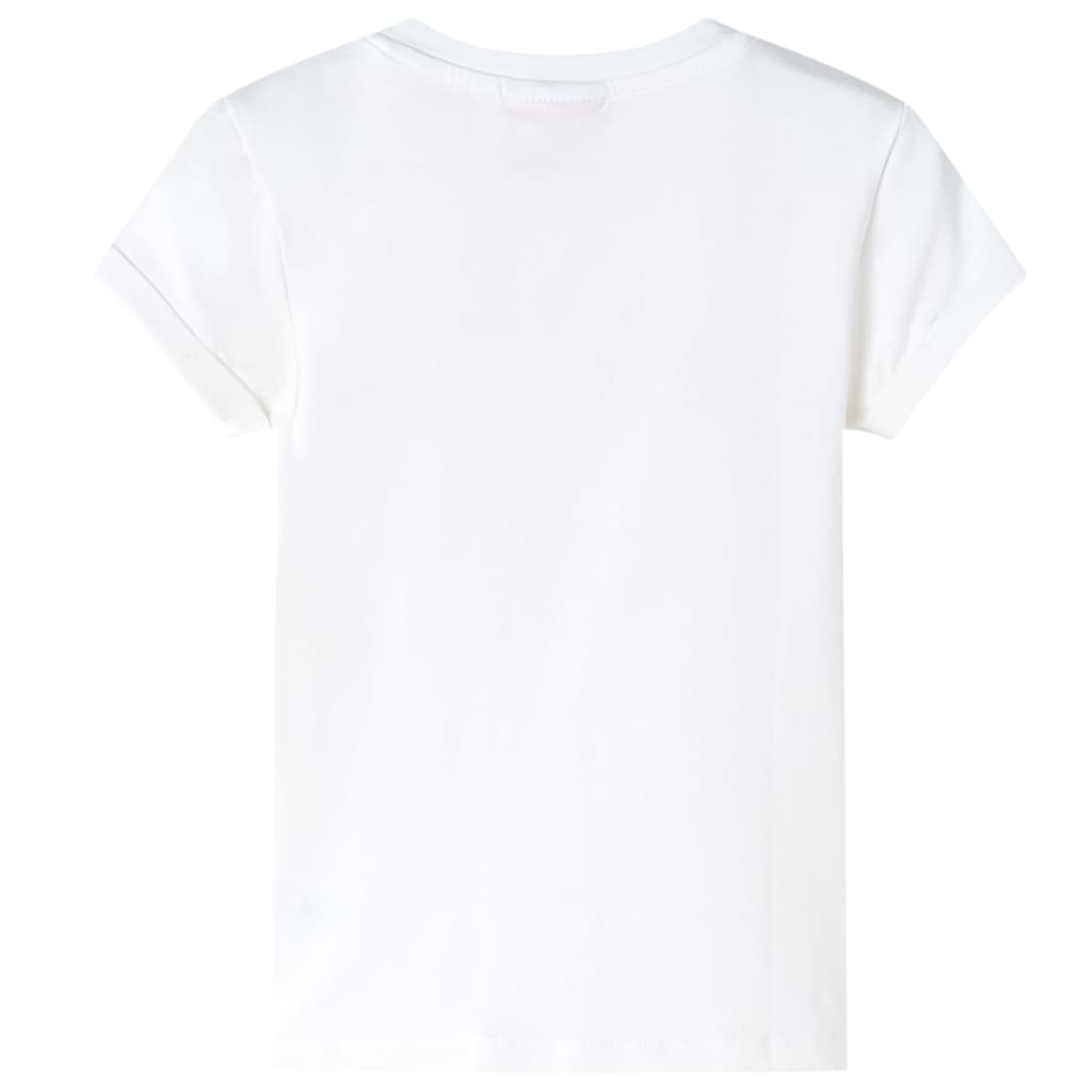 Kinder-T-Shirt Ecru 116