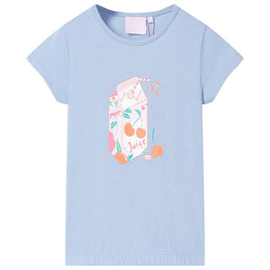 Kinder-T-Shirt Blau 140