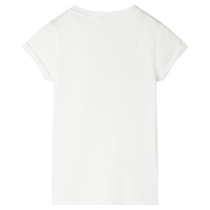 Kinder-T-Shirt Ecru 140