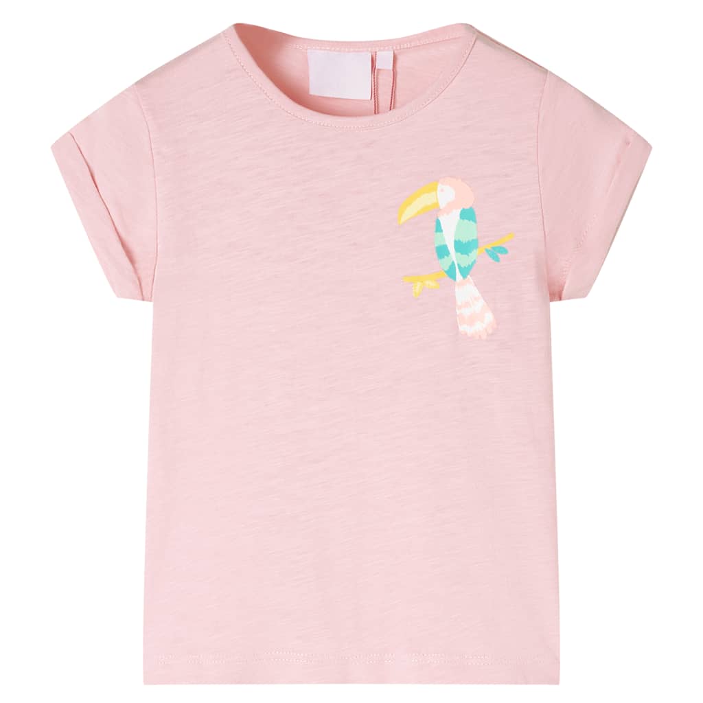 Kinder-T-Shirt Hellrosa 116