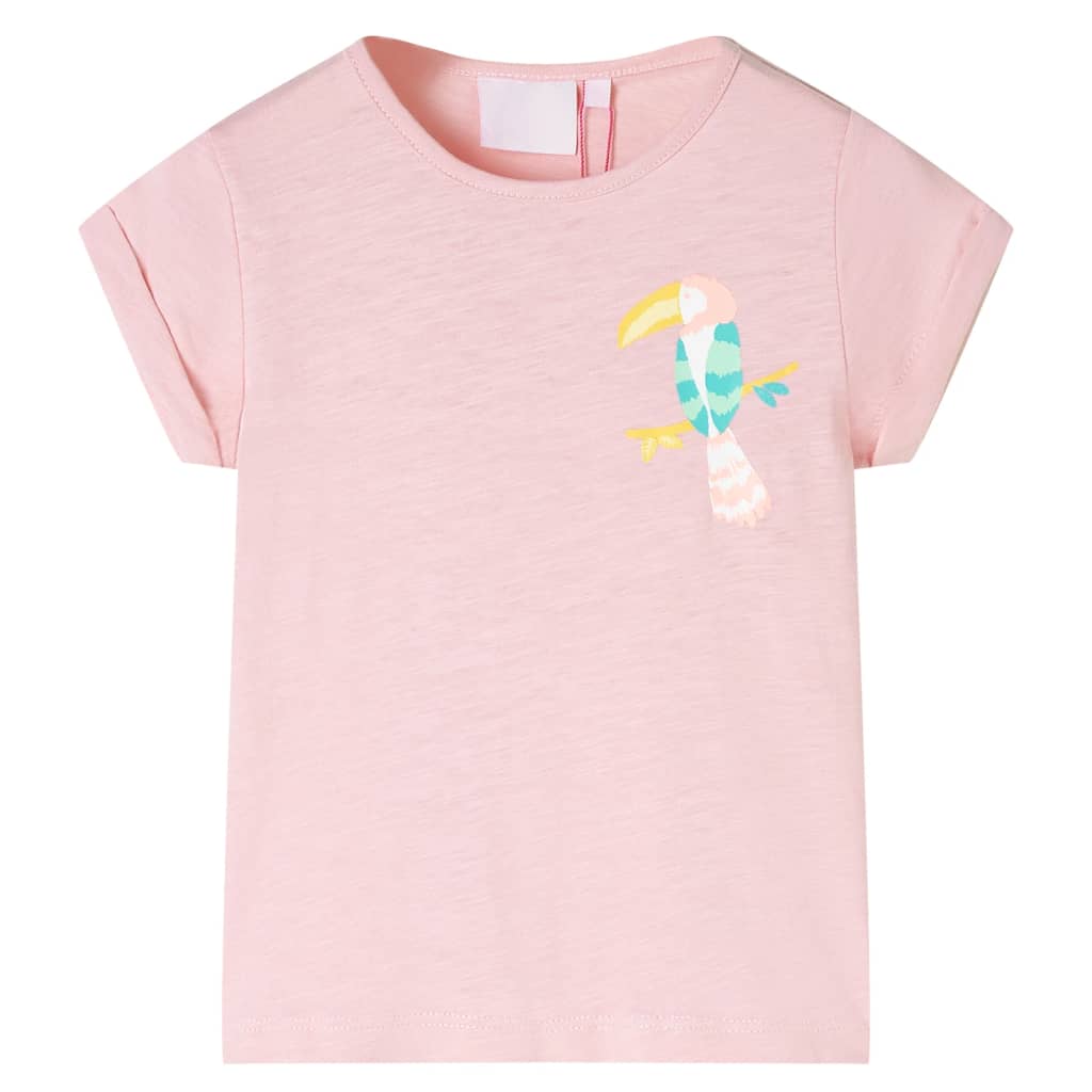 Kinder-T-Shirt Hellrosa 140