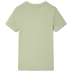 Kinder-Kurzarmshirt Hellkhaki 104