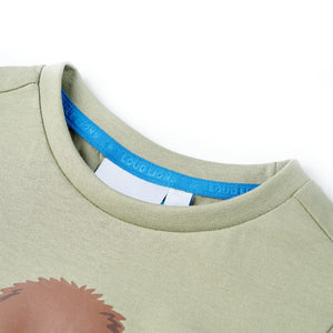 Kinder-Kurzarmshirt Hellkhaki 104