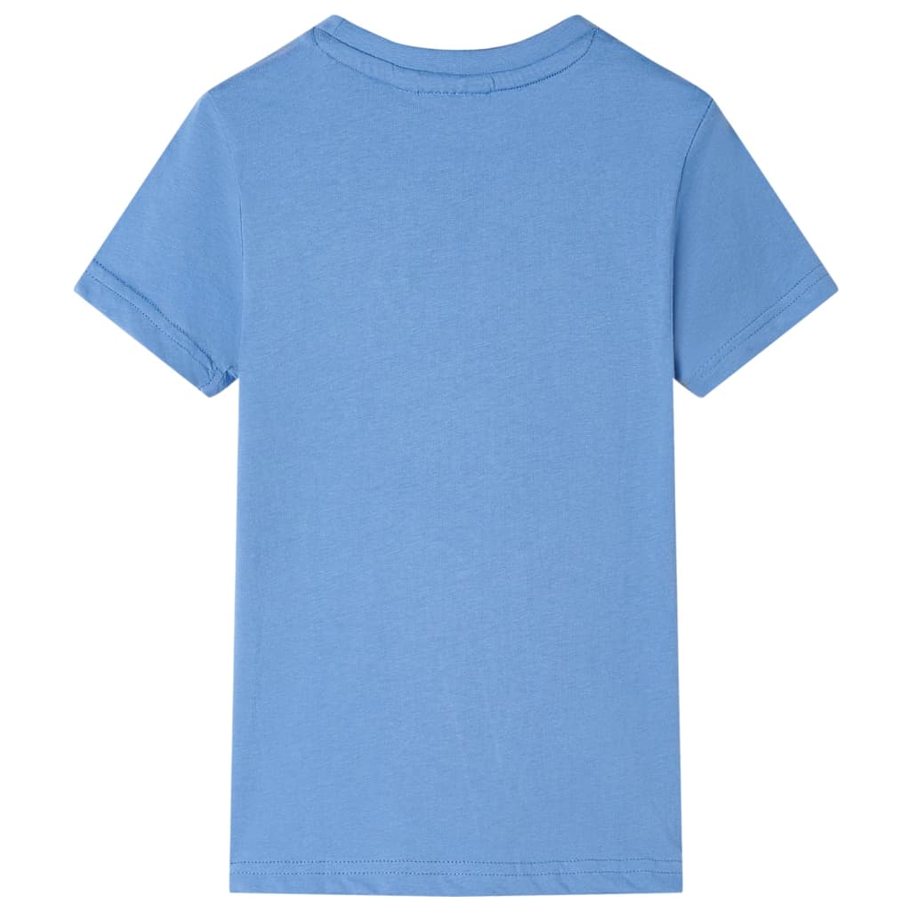 Kinder-T-Shirt Mittelblau 116