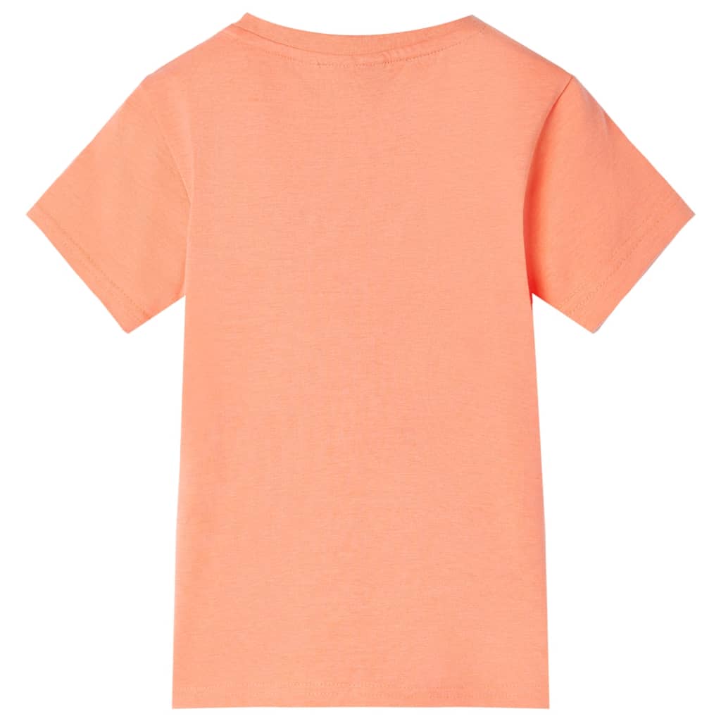 Kinder-T-Shirt Neonorange 116