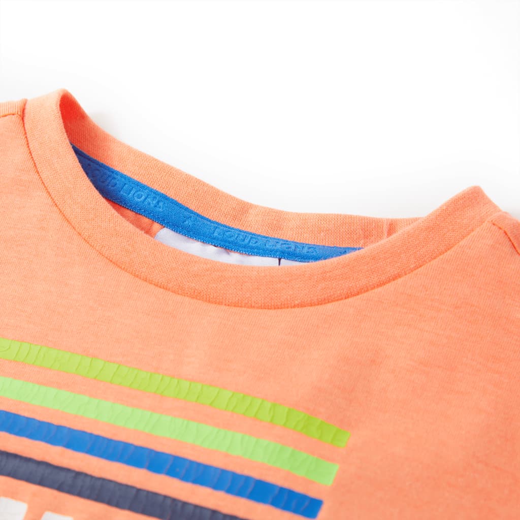 Kinder-T-Shirt Neonorange 116