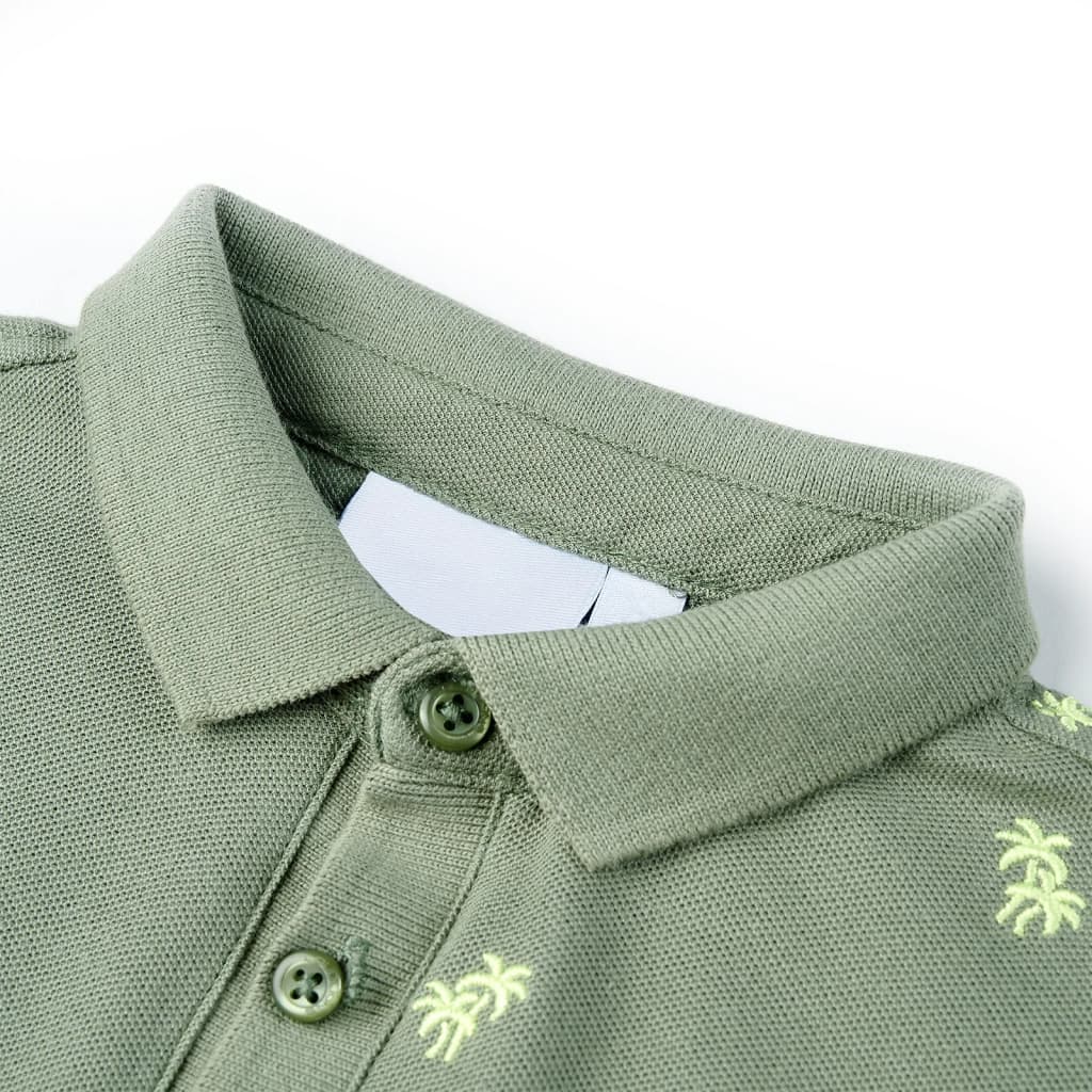 Kinder-Poloshirt Khaki 140