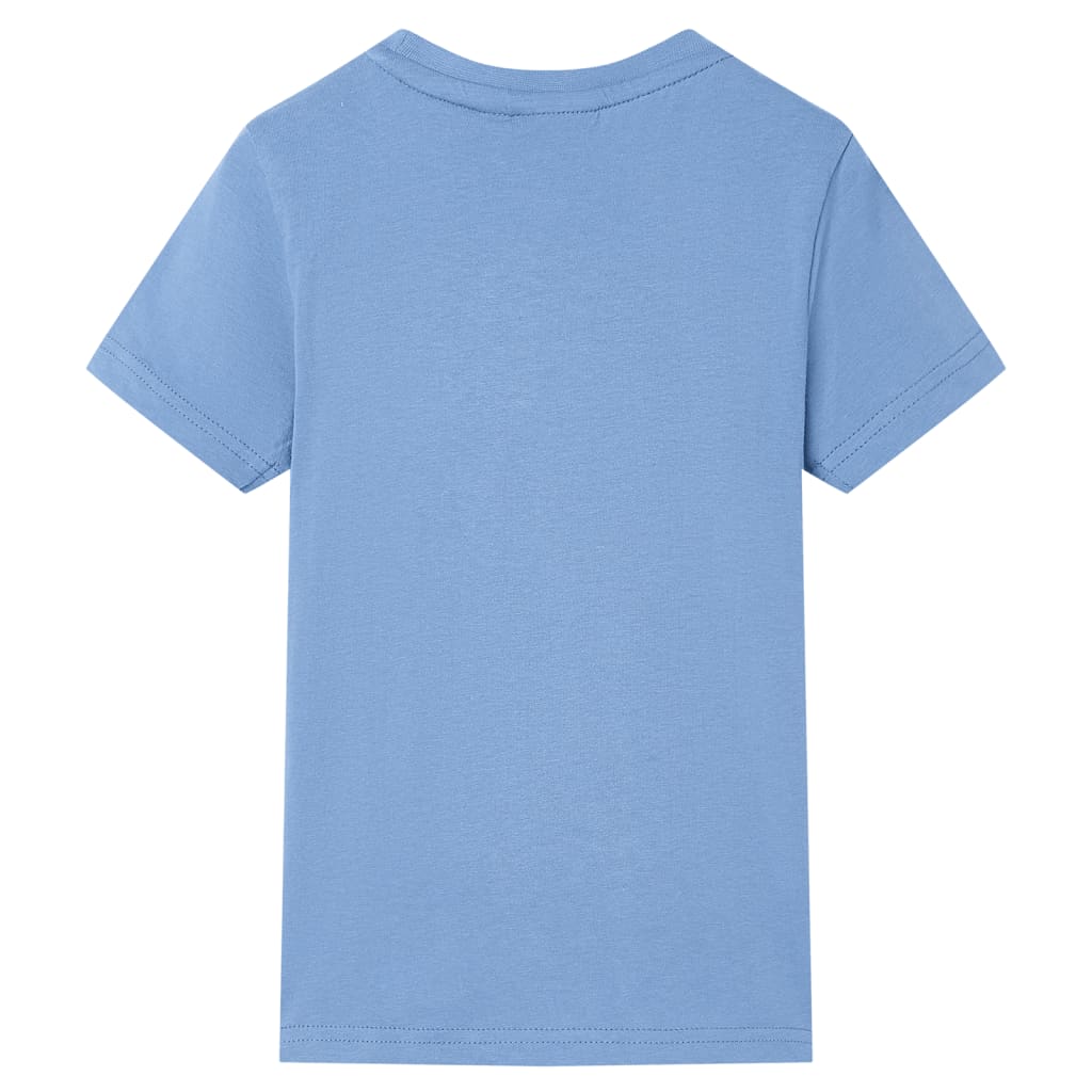 Kinder-T-Shirt Mittelblau 116