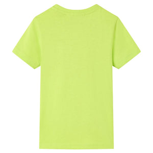 Kinder-T-Shirt Limette 140