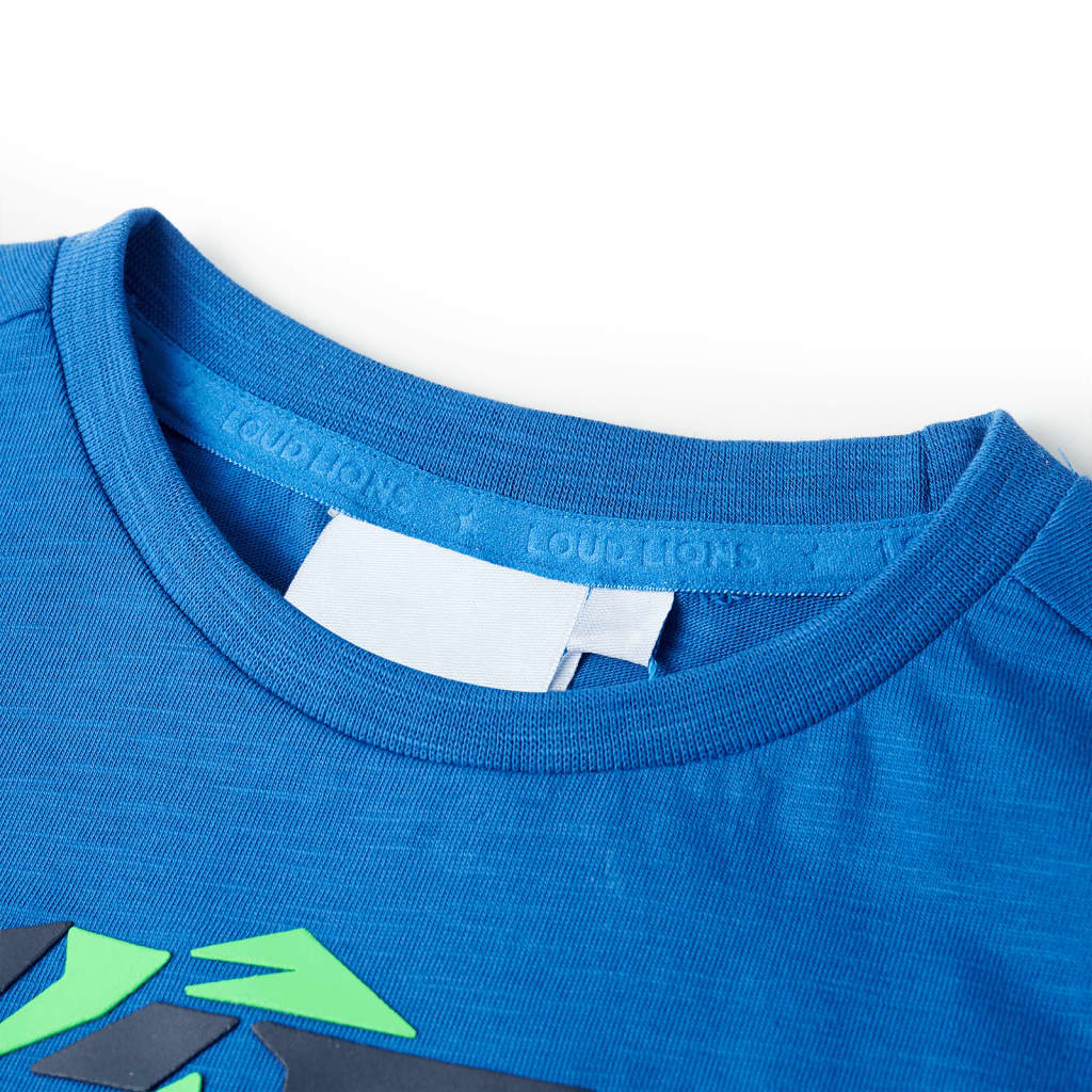 Kinder-T-Shirt Blau 104