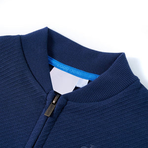 Kinder-Sweatshirt mit Reißverschluss Marineblau 140