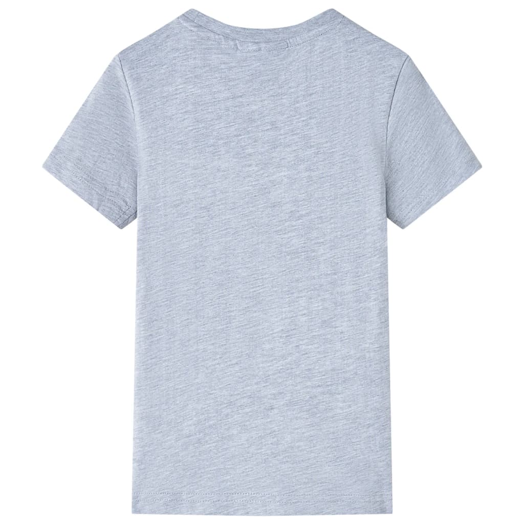 Kinder-T-Shirt Grau 128